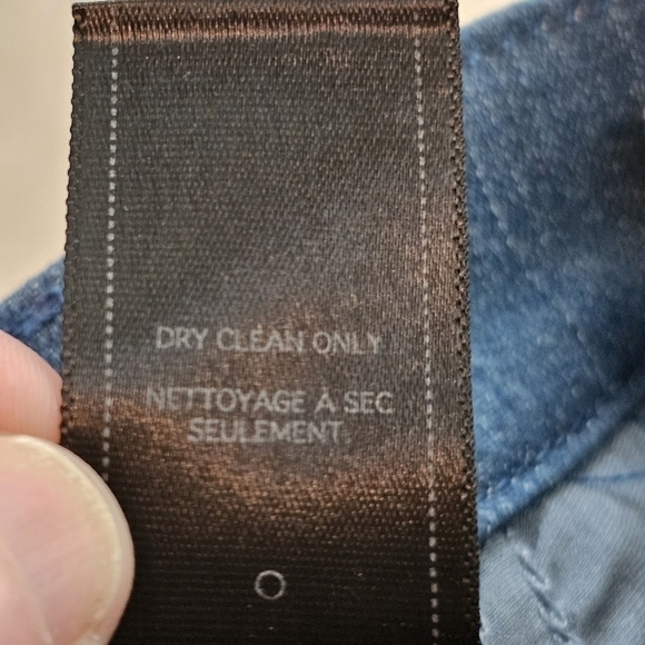 Seven7 For All Mankind Mahlia Kent The Side Zip Pierced Blue Jeans in 28 - Picture 12 of 13